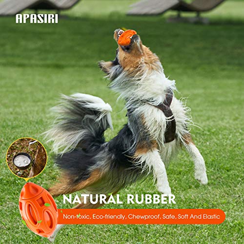 Apasiri Dog Toy Dog Chew Toy Durable Tough Ball Squeaky Dog Toys Almost Indestructible for Large Dogs Training Rubber Teething Toys Dog Great Gift for Dogs - Image 5