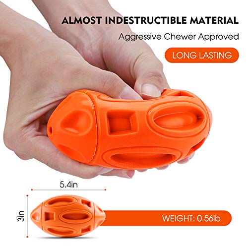 Apasiri Dog Toy Dog Chew Toy Durable Tough Ball Squeaky Dog Toys Almost Indestructible for Large Dogs Training Rubber Teething Toys Dog Great Gift for Dogs - Image 6