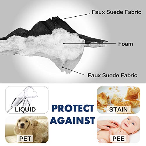 BellaHills Water Repellent Sofa Covers Sofa Slipcovers Furniture Protectors for Pets Reversible Couch Covers Non-Slip Furniture Slipcovers with Strap - Image 6