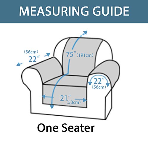 BellaHills Water Repellent Sofa Covers Sofa Slipcovers Furniture Protectors for Pets Reversible Couch Covers Non-Slip Furniture Slipcovers with Strap - Image 7