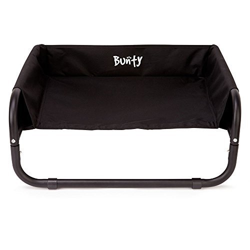 Bunty Sided Elevated Dog Bed, Portable Waterproof Cooling Indoor Outdoor Raised Camping Pet Puppy Basket, Strong Fabric Chew Proof Hammock Lifted Chair Metal Frame - Image 3