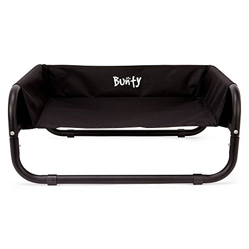 Bunty Sided Elevated Dog Bed, Portable Waterproof Cooling Indoor Outdoor Raised Camping Pet Puppy Basket, Strong Fabric Chew Proof Hammock Lifted Chair Metal Frame - Image 4