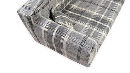 Dove Gray Royal - Pet Sofa. 3 sizes Dog bed cover material. Made in UK - Image 3