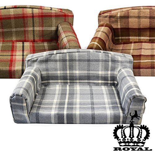 Dove Gray Royal - Pet Sofa. 3 sizes Dog bed cover material. Made in UK - Image 4