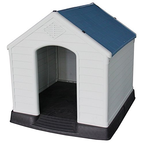 XL Plastic Dog Kennel, Weatherproof for Outdoor Use 21939 - Image 4
