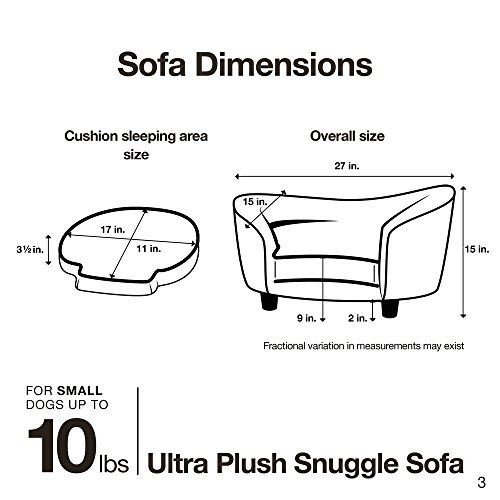 Enchanted Home Pet Ultra Plush Snuggle Bed in Light Pink - Image 5