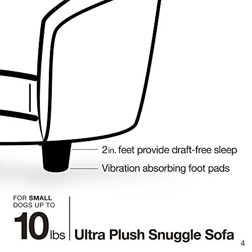 Enchanted Home Pet Ultra Plush Snuggle Bed in Light Pink - Image 6