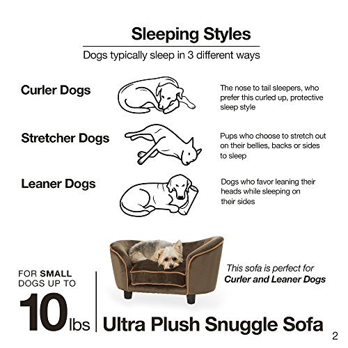 Enchanted Home Ultra Plush Snuggle Bed, Pebble Brown - Image 4