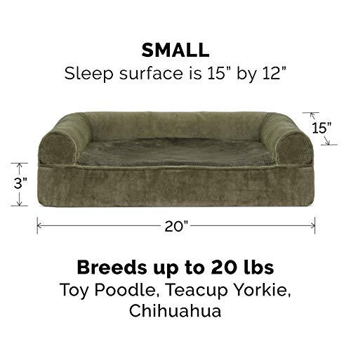 Furhaven Pet Dog Bed | Orthopedic Sofa-Style Couch Pet Bed for Dogs & Cats - Available in Multiple Colors & Styles - Image 3