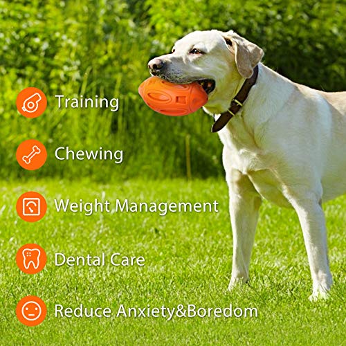 G.C Squeaky Dog Chew Toys for Aggressive Chewers Indestructible Tough Rubber Ball Dog Toys Teeth Cleaning for Large and Small Dogs - Image 3
