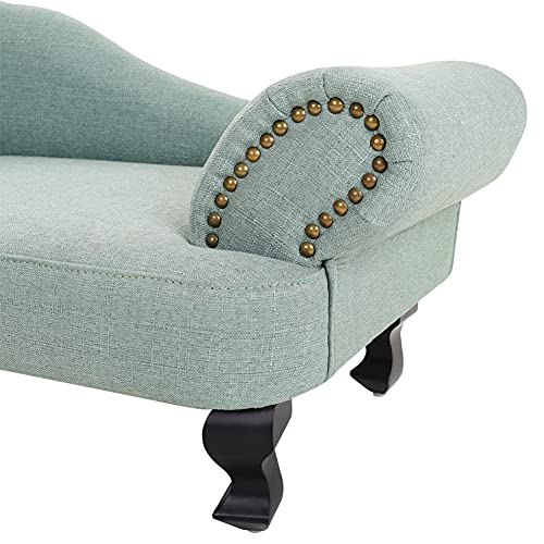 INMOZATA Dog Sofa Couch 69x40x38cm Dog Cat Bed Soft Plush Removable Sponge Cushion Mat Pet Bed Sofa Lounge for Small to Large Puppy Cat Kittens Indoor Outdoor (Grey) - Image 5