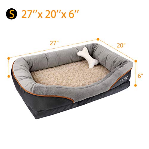 JOYELF Memory Foam Dog Bed, Orthopedic Dog Bed & Sofa with Removable Washable Cover Dog Sleeper for Small to Large Dogs - Image 3
