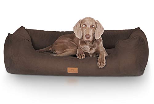 Knuffelwuff Dog Bed Dreamline L to XXXL Brown - Beige - Black - Image 3