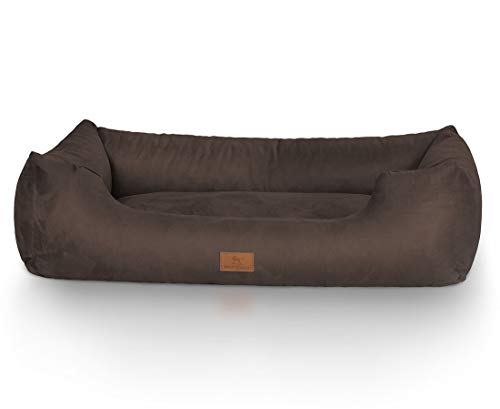 Knuffelwuff Dog Bed Dreamline L to XXXL Brown - Beige - Black - Image 4