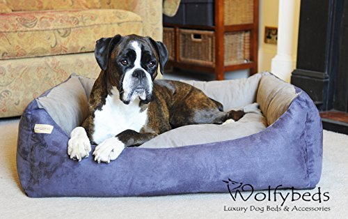 Wolfybeds Luxury Faux Suede Dog Bed - Image 3