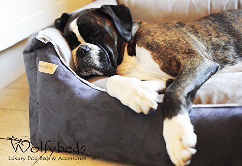 Wolfybeds Luxury Faux Suede Dog Bed - Image 4