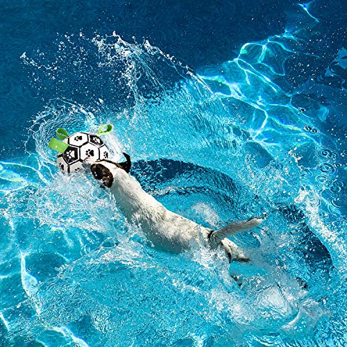 Bojafa Christmas Dog Toy Ball, Interactive Dog Games Football with Grab Tabs, Dog Tug Toy for Small Medium Large Dogs Outdoor Playing - Image 6