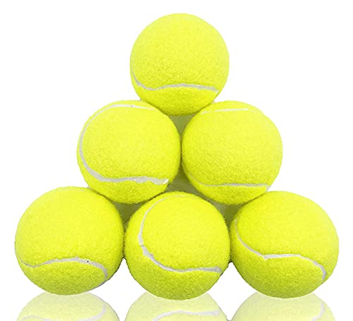 Pack of 6 Tennis Balls, Sport Play Dog Toy Ball, Great For Lessons, Practice, Throwing Machines & Playing with Pets - Image 3