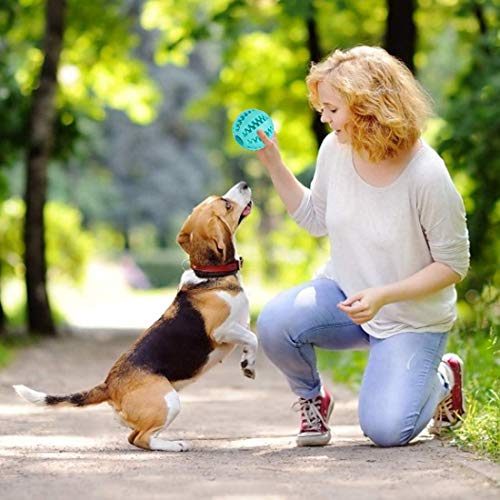 Dog Treat Ball, 2 Pack Dog Ball Toys for Pet Tooth Cleaning, Nontoxic Bite Resistant Toy Ball ViiAN A… for Small Medium Large Dogs Teeth Cleaning Chewing Training IQ Training - Image 8
