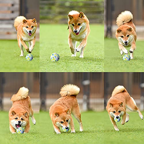 Indestructible Dog Ball, Rubber Dog Ball Interactive Toy, Bite Resistant Teeth Training Toys, Latex Floating Toy Fetch Throw Toy Ball for Small Medium Large Dog - Image 7