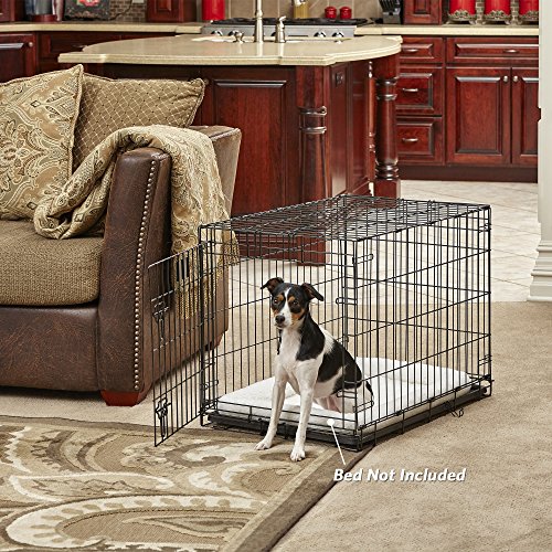 MidWest Homes for Pets Dog Crate | iCrate Single Door & Double Door Folding Metal Dog Crates | Fully Equipped - Image 3