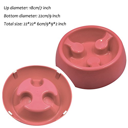 PETBABA Dog Bowl Slow Feeder, Interactive Maze Nonslip Feed Dish, against Bloat in Eating Food, Keep Cat Pet Healthy - Image 4