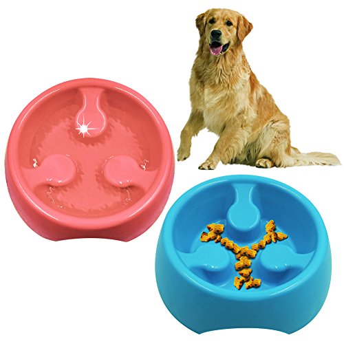 PETBABA Dog Bowl Slow Feeder, Interactive Maze Nonslip Feed Dish, against Bloat in Eating Food, Keep Cat Pet Healthy - Image 7