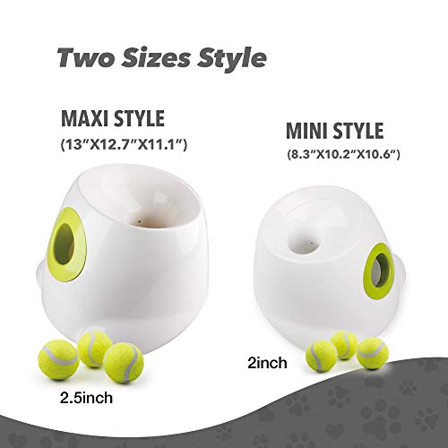pet prime Automatic Dog Ball Launcher Large Dog Interactive Fetch Toy DogTennis Ball Throwing Machine Tennis Ball Thrower 3PCS 2.5" Tennis Balls Included - Image 8