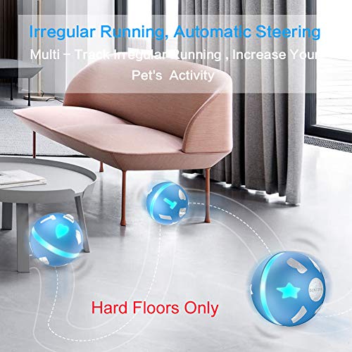 PetDroid Interactive Dog/Cats Ball Toys,Durable Motion Activated Automatic Rolling Ball Toys for Puppy/Small/Medium Dogs,USB Rechargeable - Image 6