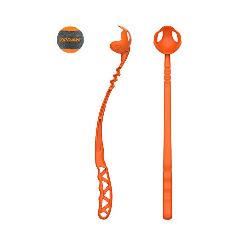 SKIPDAWG Dog Ball Launcher, Dog Ball Launcher Thrower, Dog Ball Hands Free Pick Up and Throw Play, Tennis Ball and Launcher Toy - Image 3