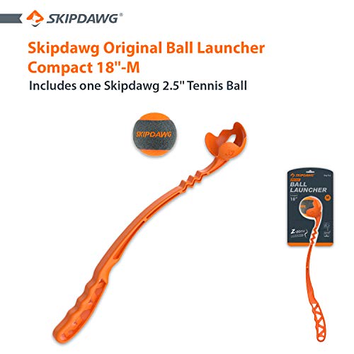 SKIPDAWG Dog Ball Launcher, Dog Ball Launcher Thrower, Dog Ball Hands Free Pick Up and Throw Play, Tennis Ball and Launcher Toy - Image 5