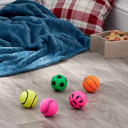 THE TWIDDLERS - 15 Soft Rubber Toy Balls, 6cm Vibrant Colours for Interactive Kids Play and Small Dogs, Throw Fetch Ball Game, Perfect Stocking Fillers - Image 3