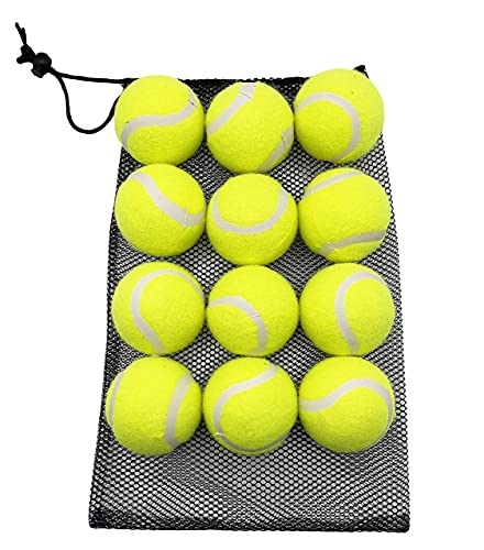 Tennis Balls - (Pack of 12 with Mesh Carrying Bag) - Tennis Balls For Dogs - Sports Tennis - Dog Balls, Tooth Friendly - Strong Tennis Balls For your beloved Dogs - Image 6