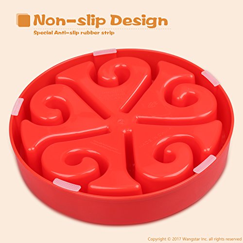 wangstar Pet Dog Slow Feed Dog Bowl, Fun Interactive Feeder Slow Feed And Drink Water Bowl For Dogs - Image 5
