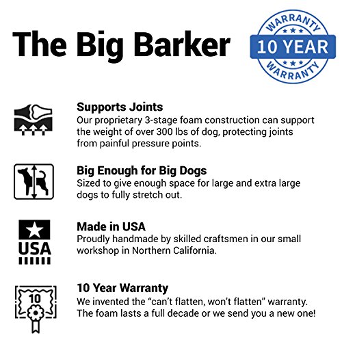 Big Barker 7" Pillow Top Orthopedic Dog Bed for Large and Extra Large Breed Dogs (Sleek Edition) - Image 8