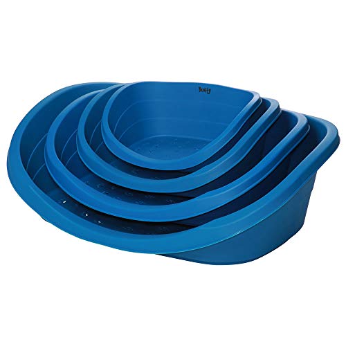 Bunty Armadillo Plastic Heavy Duty Oval Pet Dog Puppy Bed Basket Tough Waterproof - Image 3