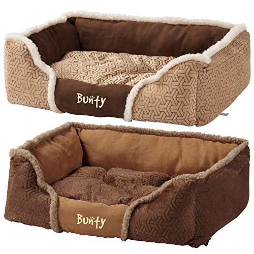Bunty Kensington Dog Bed Soft Washable Fleece Fur Cushion Warm Luxury Pet Basket - Image 3