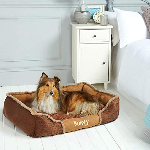 Bunty Kensington Dog Bed Soft Washable Fleece Fur Cushion Warm Luxury Pet Basket - Image 4