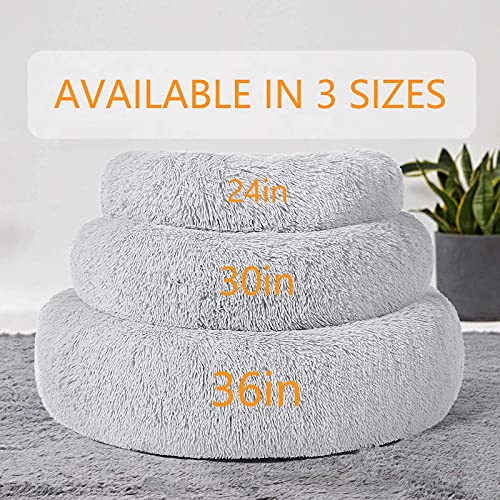 HACHIKITTY Dog Beds Calming Donut Cuddler, Puppy Dog Beds Large Dogs, Indoor Dog Calming Beds - Image 5