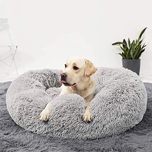 HACHIKITTY Dog Beds Calming Donut Cuddler, Puppy Dog Beds Large Dogs, Indoor Dog Calming Beds - Image 6