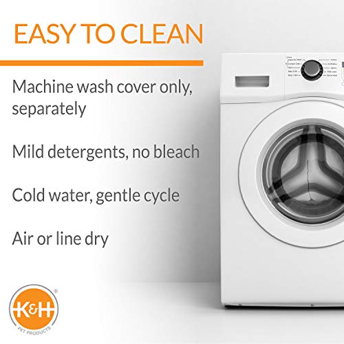 K&H PET PRODUCTS Cooling Elevated Dog Bed Outdoor Raised Dog Bed with Washable Breathable Mesh, Dog Cot Bed No-Slip Rubber Feet, Portable Dog Cot Indoor Outdoor Dog Bed, Large Gray/Black Mesh - Image 10