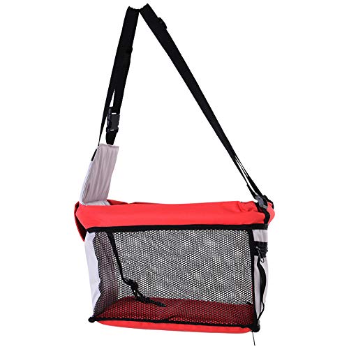 PawHut Dog Cat Puppy Pet Car Booster Seat Travel Carrier Bag Cage Tote Kennel Playpen Easy Folding - Image 5