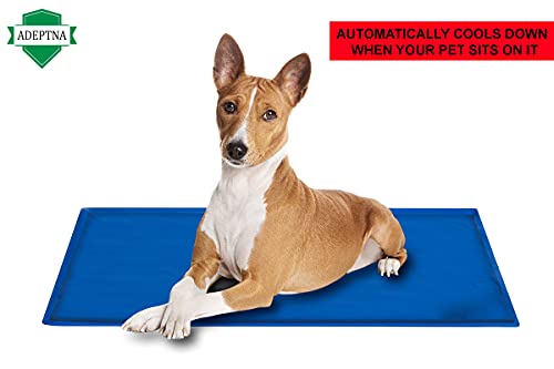 ADEPTNA Self Cooling Gel Pet Dog Cat Cool Mat Pad Bed Mattress Heat Relief Non-Toxic Cooling Technology to Help Your Pets Cool Down in the Summer Heat SIZE 60CM X 44CM - Image 6
