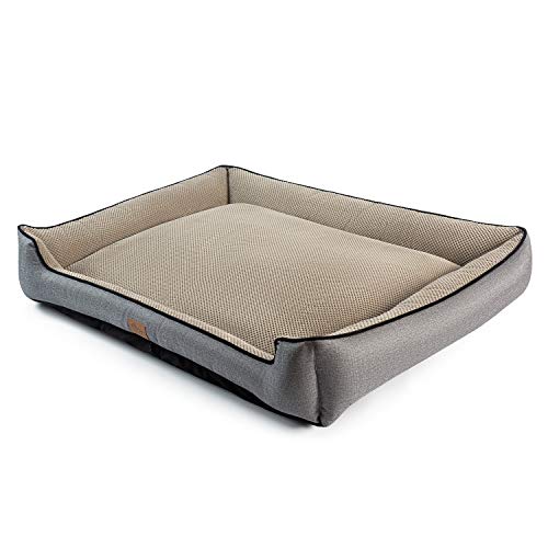 AcornPets B-1503 Deluxe Grey Color Extra Large Dog Bed Cat Pet Pillow Fleece 120 x 90 CM For XL Large Dogs, Using Premium Polyester Fiber and High Count Cotton Fabric, Detachable and Washable - Image 5
