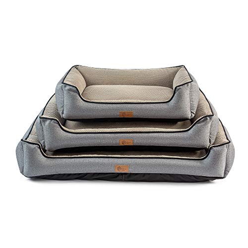 AcornPets B-1503 Deluxe Grey Color Extra Large Dog Bed Cat Pet Pillow Fleece 120 x 90 CM For XL Large Dogs, Using Premium Polyester Fiber and High Count Cotton Fabric, Detachable and Washable - Image 7