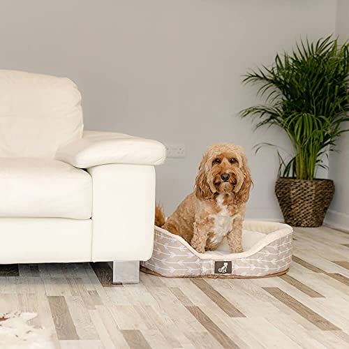 AllPetSolutions Bella Collection of Warm Dog Bed with Reversible Cushion Washable - Image 3
