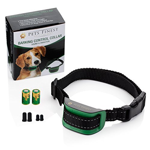 Anti-bell dog collar by Pets Finest, training collar with sound and vibration function - Image 3