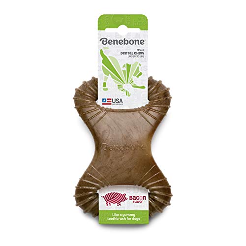 Benebone Real Bacon Durable Dental Dog Chew Toy for Aggressive Chewers, Made in USA (Updated Design) - Image 4