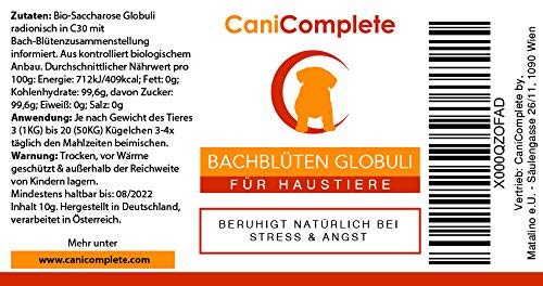 CaniComplete Calming aid for nervous Dogs, Cats, Bach Pet Rescue Remedy - against fear, stress, storms, fireworks, ENG instructions on 3rd Pic - Image 3
