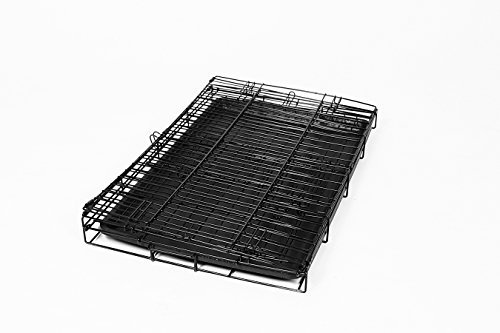 Carlson Pet Products Compact and Secure Double Door Metal Dog Crate, Large, Black - Image 5